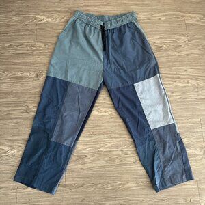 Suay Sew Shop Patchwork Wide Leg Pants (Size L)